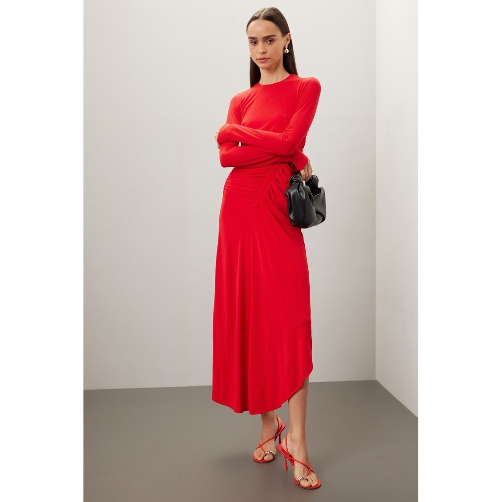 A.L.C. Vibrant Red Maxi Dress